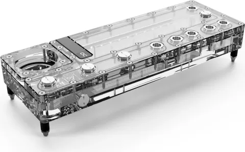 Photo de Plaque de distribution Alphacool Core Distro Plate 360 VPP/D5 (Transparent)