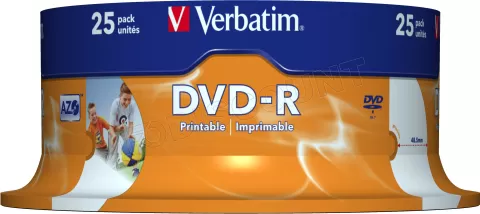 Photo de Plate DVD Verbatim 43538 (4 7GB; x16; 25pcs; Cake)