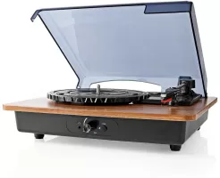 Photo de Platine Vinyle Nedis TURN200BN Bluetooth (Marron)