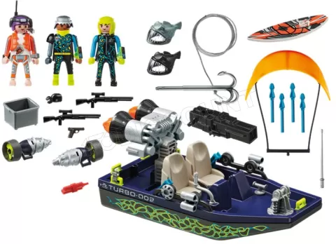 Photo de Playmobil 70006 Top Agents - Bateau avec harpon S.H.A.R.K Team