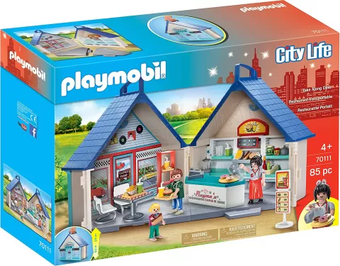 Photo de Playmobil 70111 - Restaurant Transportable.