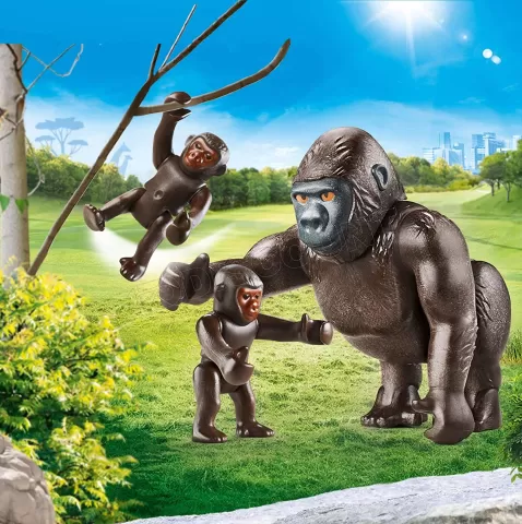 Photo de Playmobil 70360 Family Fun - Gorille avec ses petits