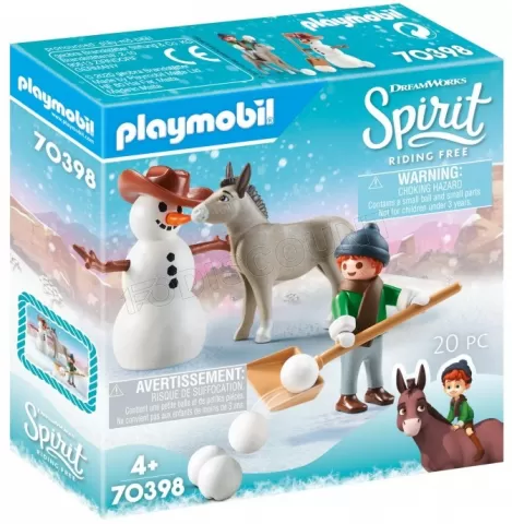 Photo de Playmobil 70398 - Spirit Riding Free : La Mèche et Monsieur Carotte en hiver