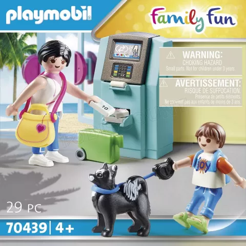 Photo de Playmobil 70439 Family Fun - Vacanciers et distributeur automatique