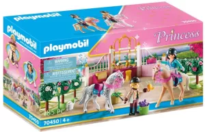 Photo de Playmobil Playmobil Princesse avec chevaux et instructeur