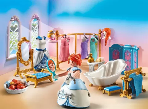 Photo de Playmobil 70454 Princess - Salle de bain royale avec dressing