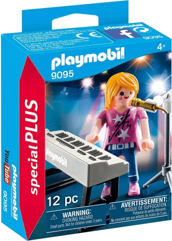 Photo de Playmobil 9095 - Chanteuse avec Micro et Synthé