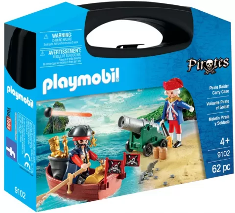 Photo de Playmobil 9102 - Valisette Pirate et Soldat