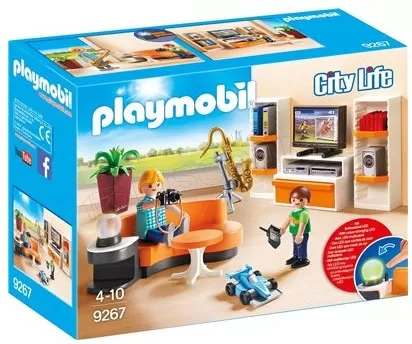 Photo de Playmobil 9267 - Salon Équipé