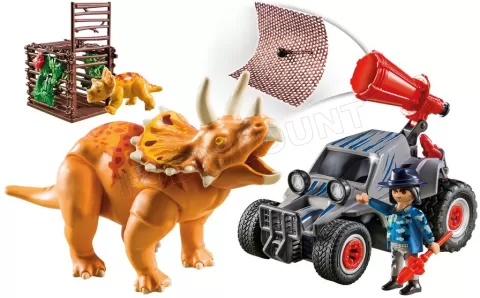 Photo de Playmobil 9434 - Bandit avec Tricératops