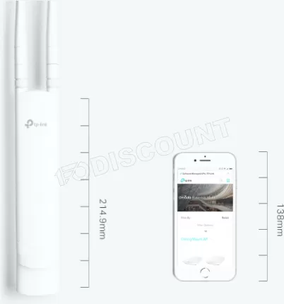 Photo de Point d'accès extérieur WiFi TP-Link Omada EAP113-Outdoor (300N)