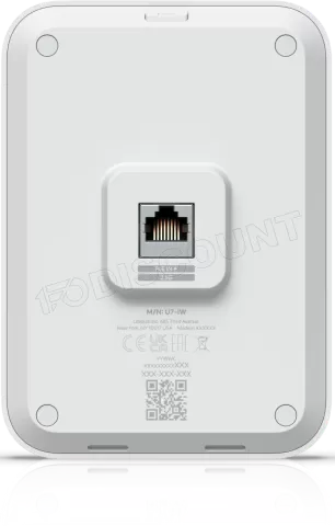 Photo de Point d'accès mural WiFi Ubiquiti UniFi U7 In-Wall (Blanc)
