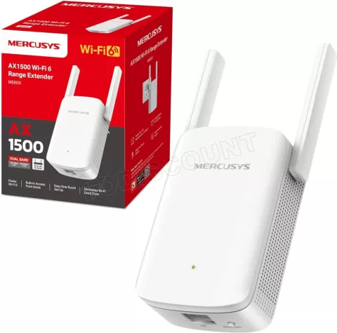 Photo de Point d'Accès Répéteur WiFi 6 Mercusys ME60X (AX1500)