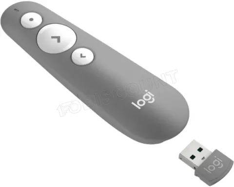 Photo de Pointeur Laser sans fil Logitech R500s (Gris)