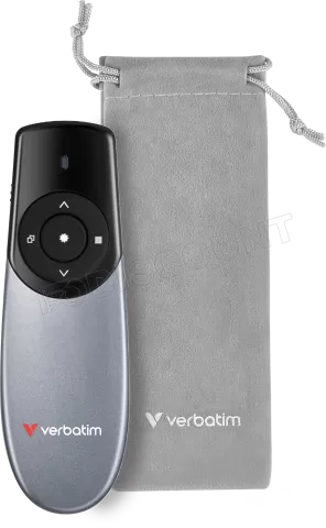Photo de Pointeur Laser sans fil Verbatim Focus Wireless Presenter (Gris)