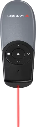 Photo de Pointeur Laser sans fil Verbatim Focus Wireless Presenter (Gris)