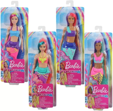 Photo de Poupée Mattel Barbie - Barbie Sirène Dreamtopia (Modèle aléatoire)