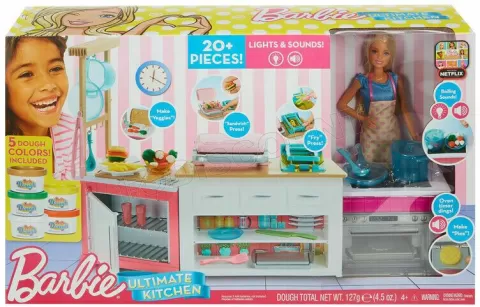 Photo de Poupée Mattel Barbie - Coffret Cuisine à Modeler
