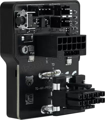 Photo de Prise 1x 12VHPWR Thermal Grizzly WireView Pro GPU Reverse avec mesure de la consommation
