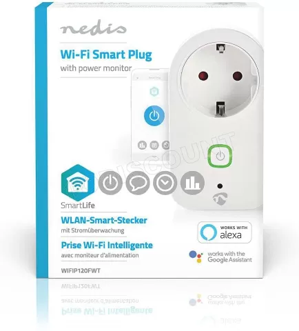 Photo de Prise connectée Wi-Fi Nedis Smartlife