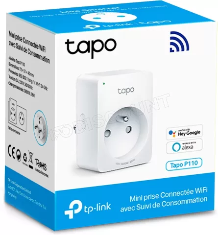 Photo de Prise connectée Wi-Fi TP-Link Tapo P110 avec suivi consommation