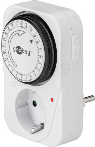 Prise programmable Goobay avec minuteur analogique (3500W) à prix bas