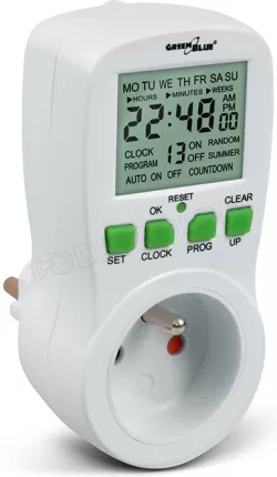 Photo de Prise programmable GreenBlue GB107 avec minuteur numérique