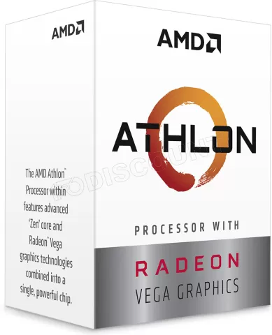 Photo de Processeur AMD Athlon 3000G Socket AM4 (3,5 Ghz)