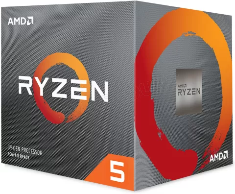 Photo de Processeur AMD Ryzen 5 3600X Socket AM4 (3,8 Ghz) (Sans iGPU)