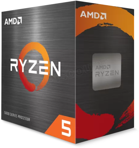 Photo de Processeur AMD Ryzen 5 5600X Socket AM4 (3,7 Ghz) (Sans iGPU)