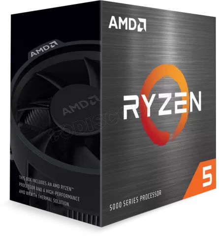 Photo de Processeur AMD Ryzen 5 5600X Socket AM4 (3,7 Ghz) (Sans iGPU)