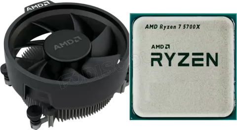Photo de Processeur AMD Ryzen 7 5700X (4,6 Ghz) AM4 - Sans iGPU Version OEM (MPK)