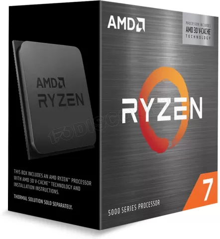 Photo de Processeur AMD Ryzen 7 5800X3D Socket AM4 (3,4 Ghz) (Sans iGPU)