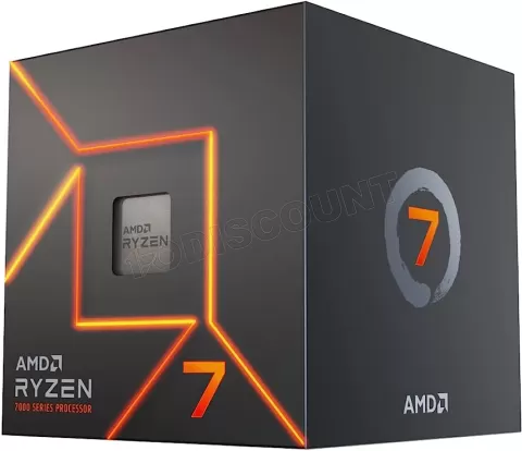 Photo de Processeur AMD Ryzen 7 7700 Raphael AM5 (3,8Ghz)