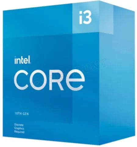 Photo de Processeur Intel Core i3-10105F Comet Lake (3,7Ghz) (Sans iGPU)
