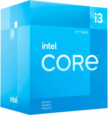 Photo de Processeur Intel Core i3-12100F Alder Lake-S (3,3Ghz) (Sans iGPU)