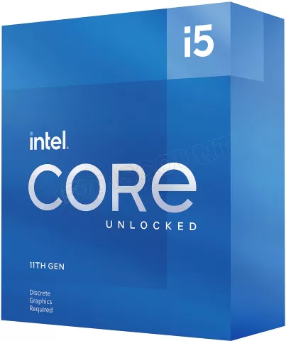 Photo de Processeur Intel Core i5-11600KF Rocket Lake (3,9Ghz) (Sans iGPU)