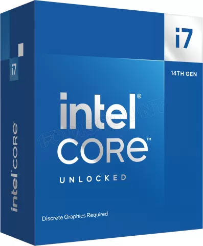 Photo de Processeur Intel Core i7-14700KF Raptor Lake Refresh (5,6Ghz) (Sans iGPU)