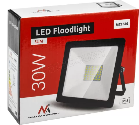 Photo de Projecteur LED extérieur Maclean 20W 1600lm 4000K (Noir)