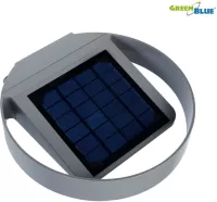 Photo de Projecteur LED extérieur solaire GreenBlue GB130 3W 125lm avec détecteur de mouvement (Gris)