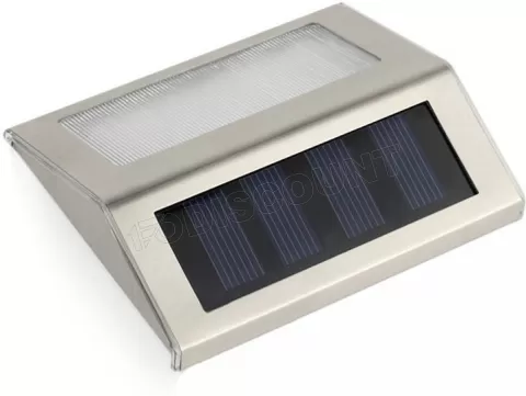 Photo de Projecteur LED extérieur solaire Maclean MCE119 avec détecteur de mouvement (Inox)