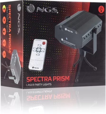 Photo de Projecteur portable laser NGS Party Lights Spectra Prism (Noir)