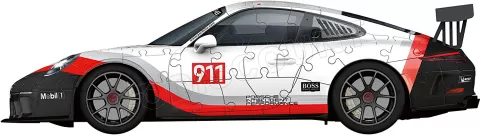 Photo de Puzzle 3D Ravensburger - Porsche 911 GT3 Cup (108 pièces)