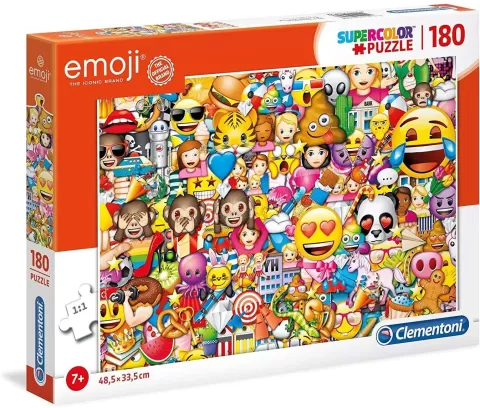 Photo de Puzzle Clementoni - Emoji (180 pièces)
