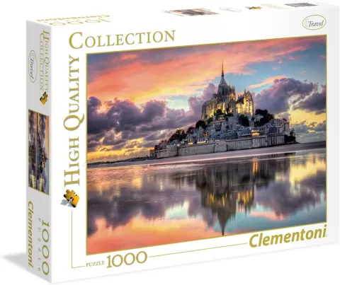 Photo de Puzzle Clementoni - Le magnifique Mont St Michel (1000 pièces)