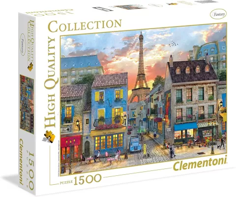 Photo de Puzzle Clementoni Les Rues de Paris (1500 pièces)