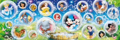 Photo de Puzzle Clementoni - Panorama : Disney (1000 pièces)