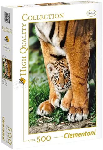 Photo de Puzzle Clementoni Tigre du Bengale (500 pièces)