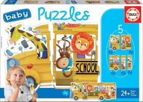 Photo de Puzzle Educa Baby - Autobus (5 puzzles)