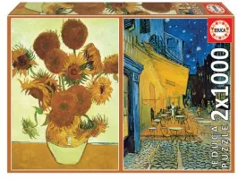 Photo de Puzzle Educa Double - Tableaux de Van Gogh (2x1000 pièces)